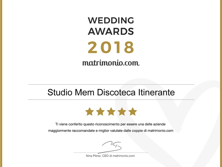 Leggi news | WEDDING AWARDS 2018 by Matrimonio.com