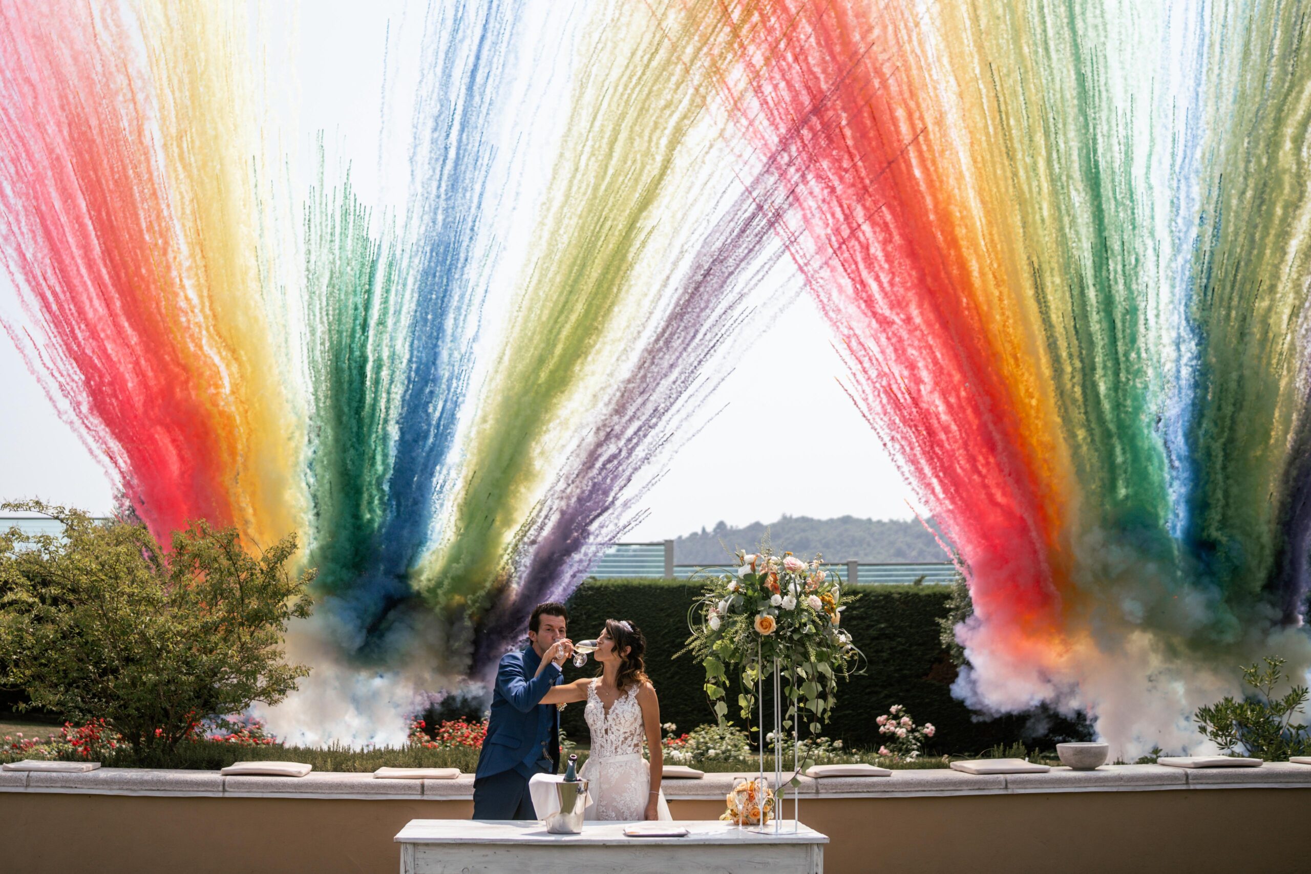 Momenti musicali matrimonio con i fuochi diurni